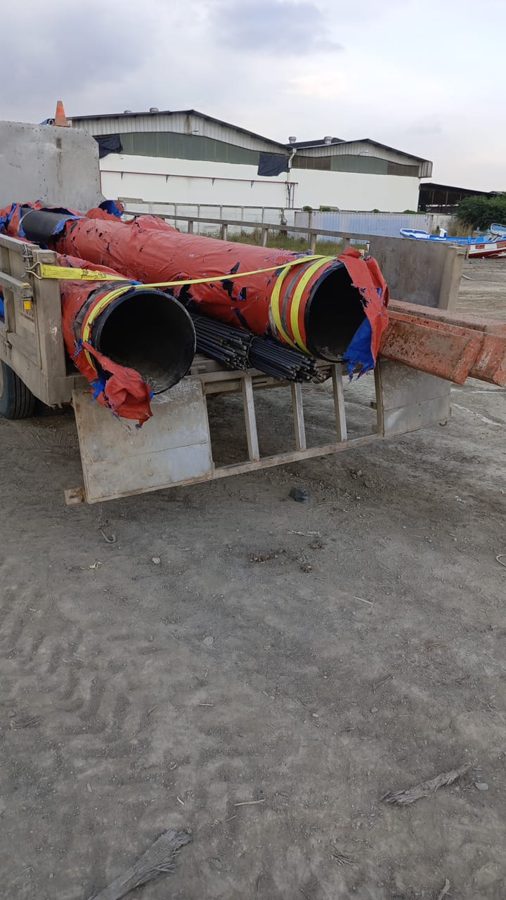 Transporte de tuberías industriales